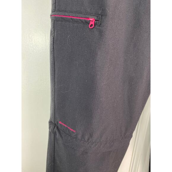 Columbia Black Track Pants with Pink Accents - Picture 2 of 10